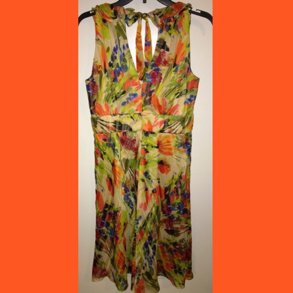 🛍Donna Ricco tie back dress